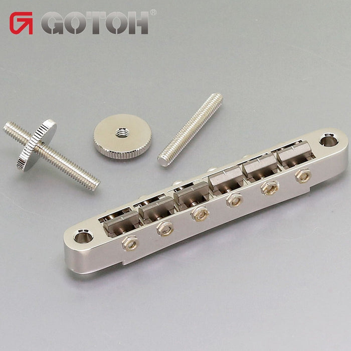 Gotoh Ti104B Bridge with Titanium Saddles, 10.4mm Spacing - Nickel