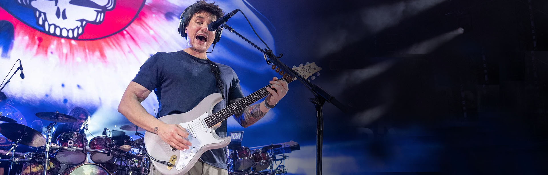 The John Mayer 'Dead Spec' Silver Sky from PRS is coming to Australia