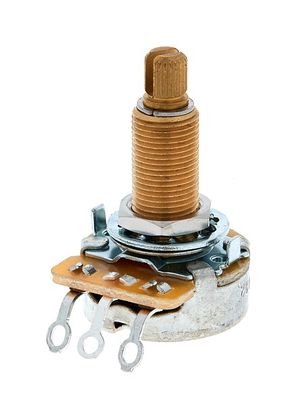Gibson 500k Ohm Audio Taper Potentiometer - Long Shaft