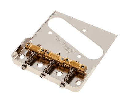 Gotoh BS-TC1S In-Tune Tele Bridge, 10.8mm Spacing - Nickel