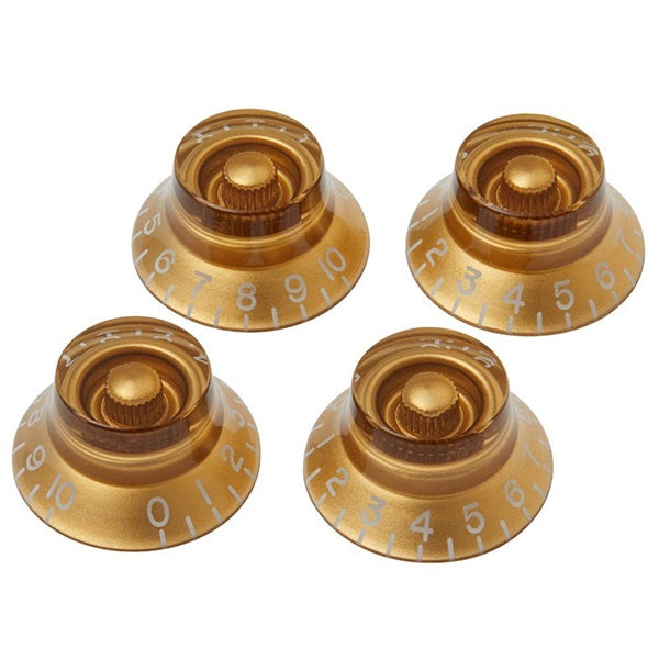 Gibson Top Hat Knobs (4) - Gold