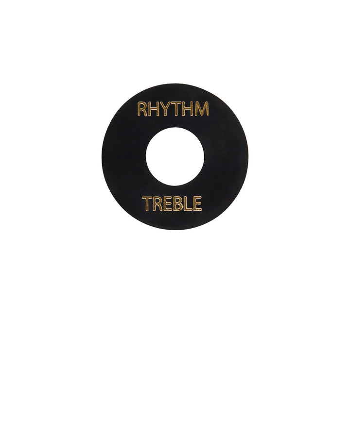 Gibson Toggle Switch Washer Black/Gold Guitar Station