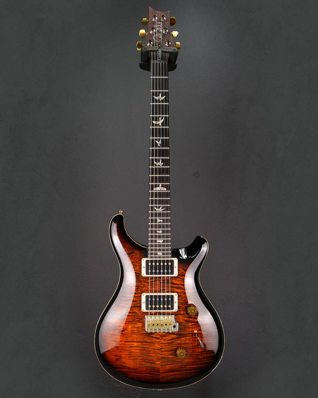 PRS Custom 24 - Orange Tiger Smoked Burst, 10 Top