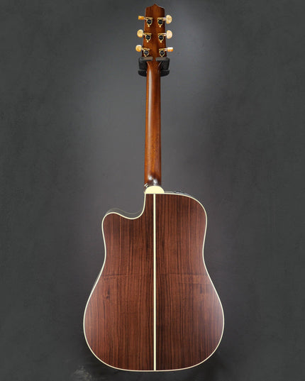 Rear shot of Takamine Supernatural DN15C Acoustic/Electric - Natural Satin