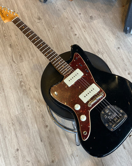 2022 Fender Custom Shop 1962 Jazzmaster - Black, Journeyman Relic - Left Handed