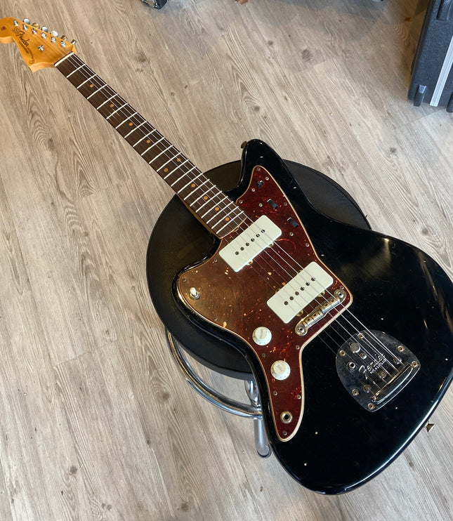 2022 Fender Custom Shop 1962 Jazzmaster - Black, Journeyman Relic - Left Handed