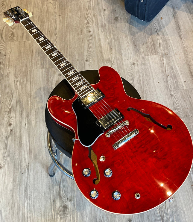 2022 GIbson USA ES-335 Figured - Sixties Cherry - Left Handed