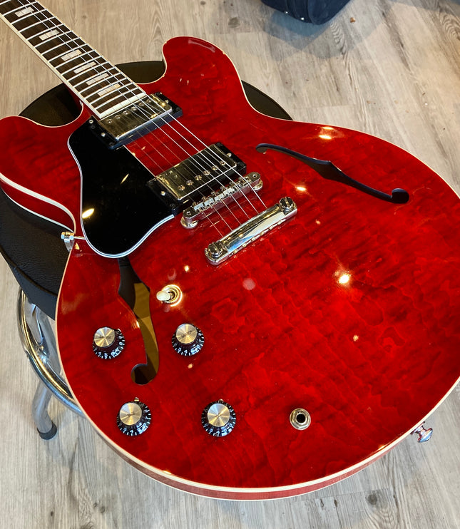 2022 GIbson USA ES-335 Figured - Sixties Cherry - Left Handed