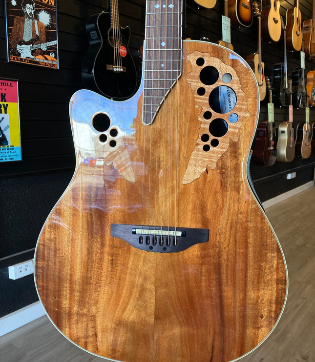 Early 2010s Ovation L 6778 AX Limited Edition Koa top - Left Handed
