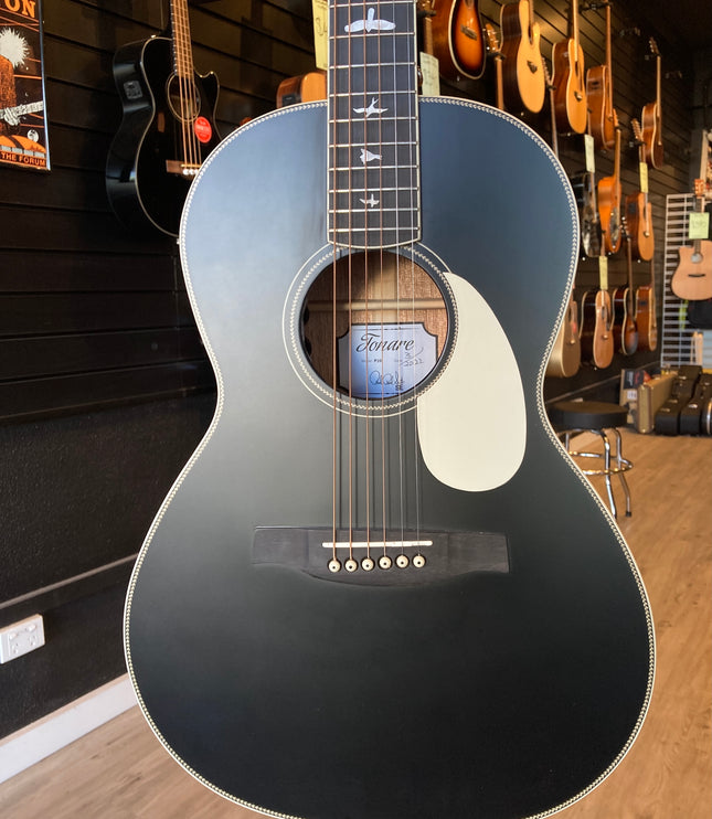 PRS SE P20E Parlor Acoustic/Electric - Black Satin Finish (FLOORSTOCK SALE)