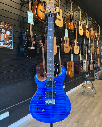 Full view of PRS Limited Edition Custom 24-08 Left Handed - Faded Blue (Floorstock Sale)