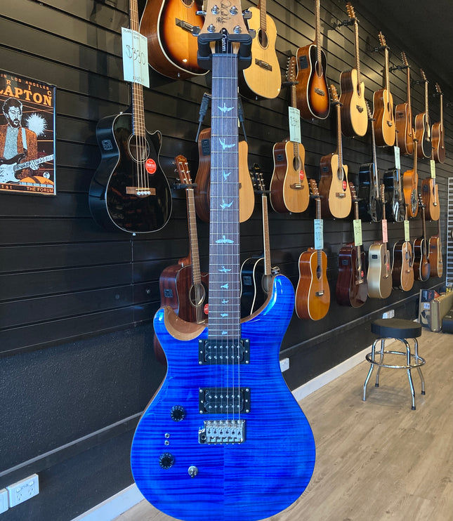Full view of PRS Limited Edition Custom 24-08 Left Handed - Faded Blue (Floorstock Sale)