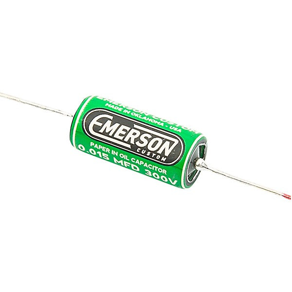 Emerson Custom Paper-in-Oil Capacitor 0.015uF - Green & Cream