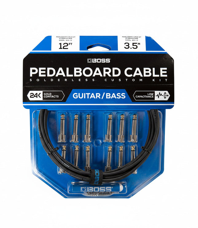 BOSS BCK-12 Solderless Pedalboard Cable Kit - 12ft / 3.5m