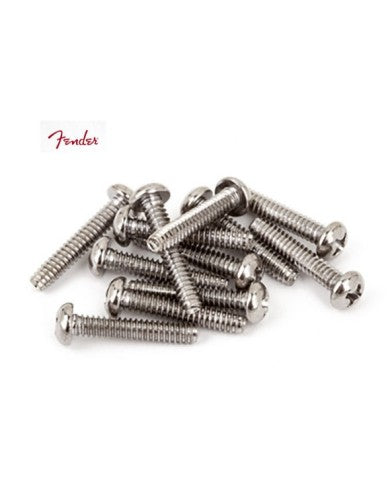 Fender 6-32 x 3/4in Round-Head Phillips Pickup Mounting Screws (12)