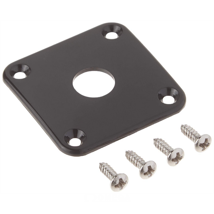 Gibson Jack Plate - Black Plastic
