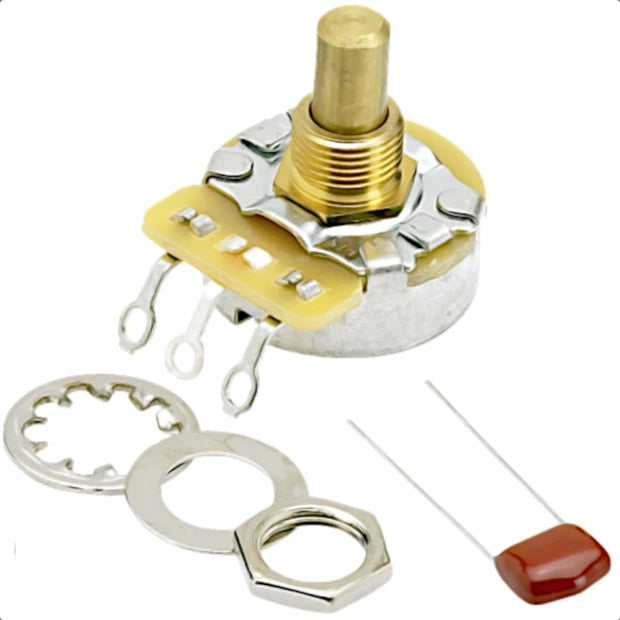 Fender No-Load 250K Solid Shaft Potentiometer