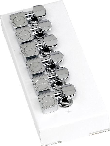 Fender American Standard Series Stratocaster/Telecaster Tuning Machines Chrome (6) - Guitar Station Melbourne, Australia
