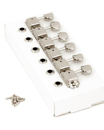 Fender American Vintage Stratocaster/Telecaster Tuning Machines (Nickel) (6) - Guitar Station Melbourne, Australia