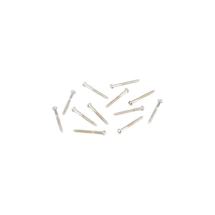 Fender Pure Vintage Slotted Telecaster Neck Pickup Mounting Screws - Nickel (12) - Guitar Station Melbourne, Australia