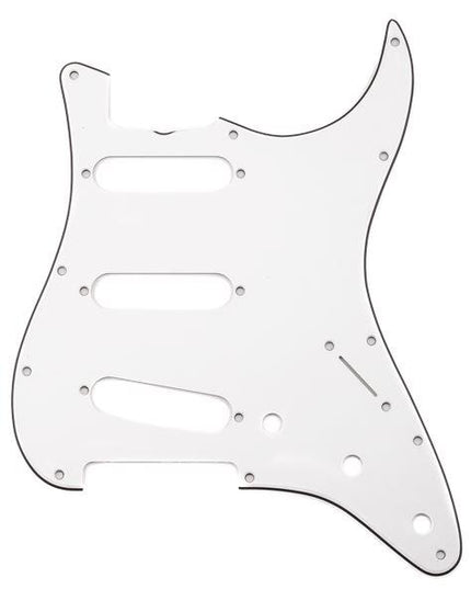 Pure Vintage Pickguard, '65 Stratocaster, 11-Hole Mount, Eggshell, 3-Ply - Guitar Station Melbourne, Australia