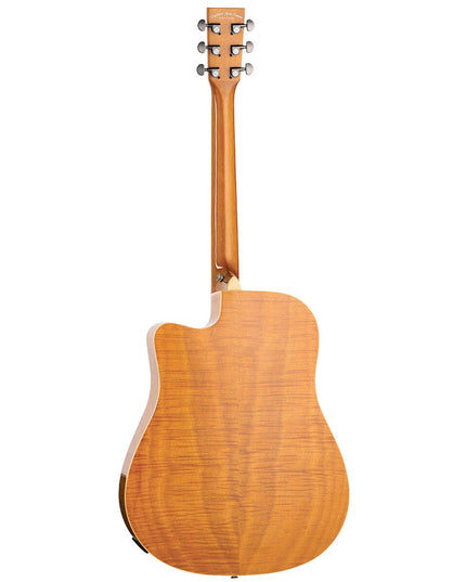 Tanglewood 'Reunion Series' Acoustic/Electric Dreadnought - Natural (Flame Okoume) - Guitar Station Melbourne, Australia